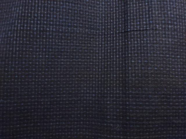 JAPANESE KIMONO / ANTIQUE MENS ENSEMBLE KIMONO / DORO OSHIMA TSUMUGI